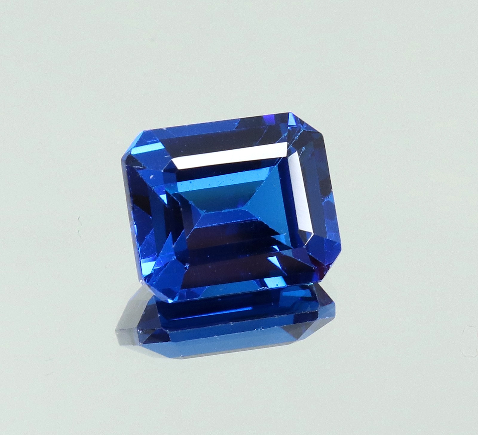 10.00 CT Certified Natural Brazilian Blue Topaz Emerald Shape Loose Gemstone