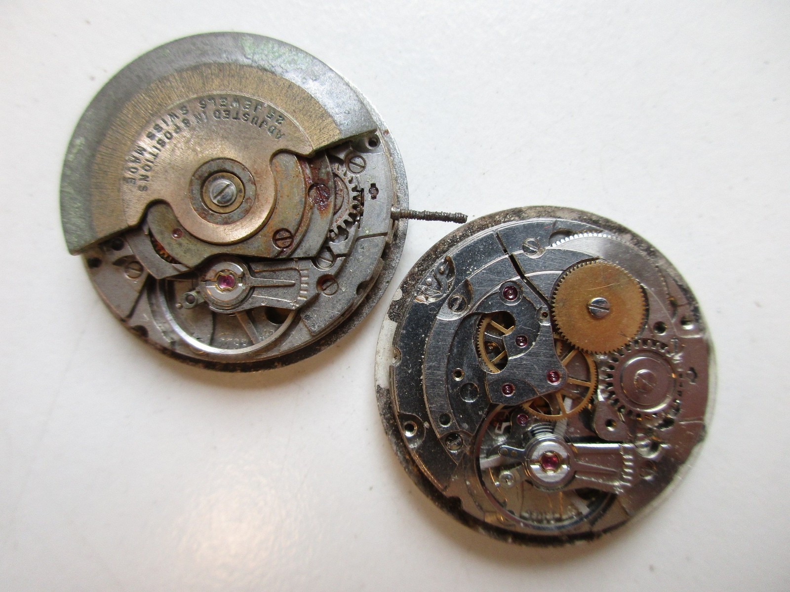 ETA cal. 2783 Swiss automatic watch movements (2 pcs) – for use of parts