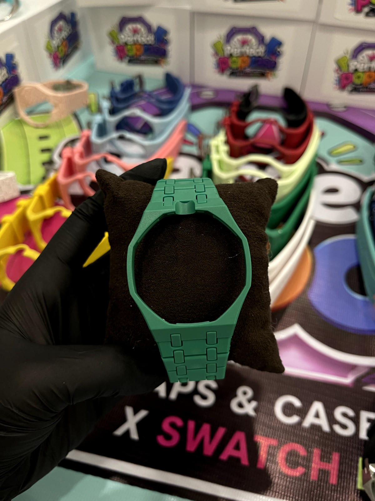 Luxury Custom Perfect Case/Band for AP X Swatch Royal Pop FULL CERAMIC SHIP NOW