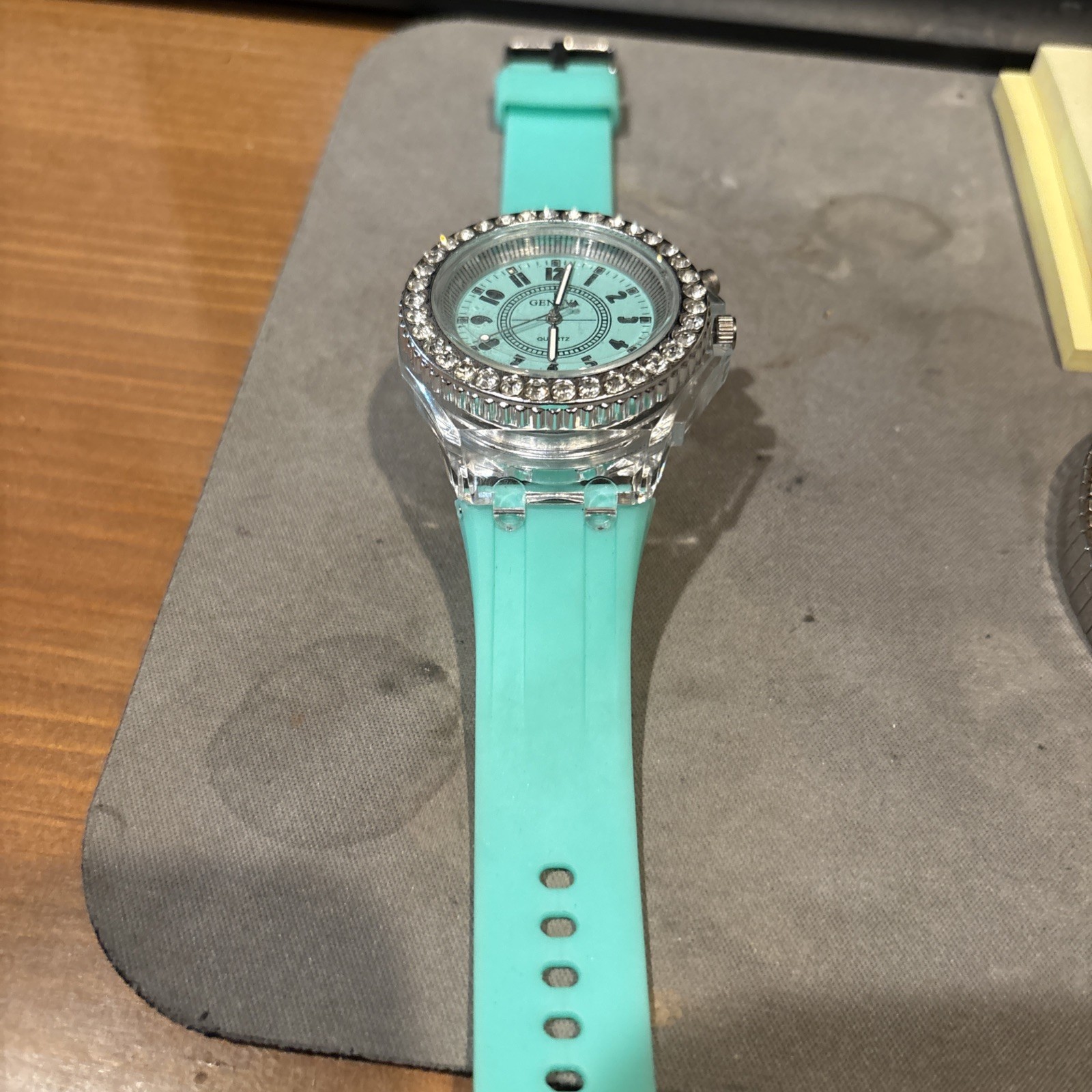 Geneva flashing light Jelly watch unisex adult or kids working watch