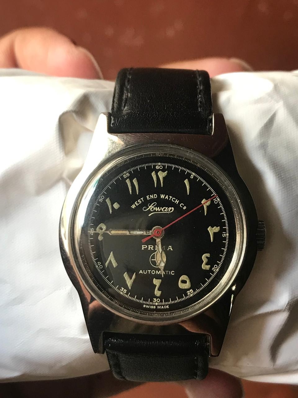 WEST END WATCH CO. SOWAR PRIMA AUTOMATIC K.4289 SWISS MEN’S FULL WORKING VINTAGE