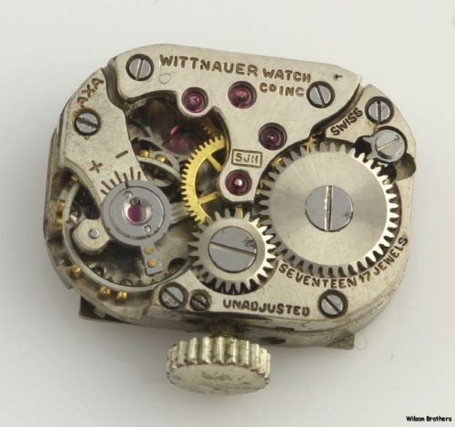 4 Piece Wrist Watch Movements + Crystal Lot – For Parts Bulova Duward Wittnauer