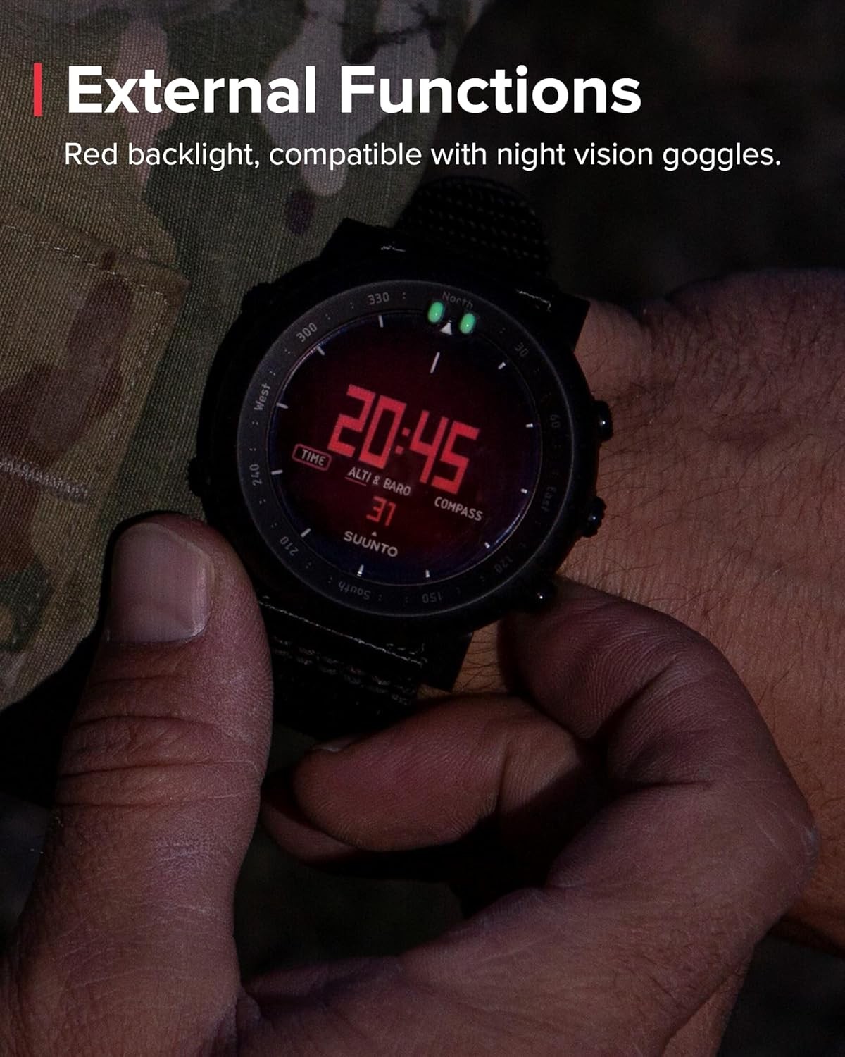 Suunto CORE ALPHA STEALTH Sports Watch – Black