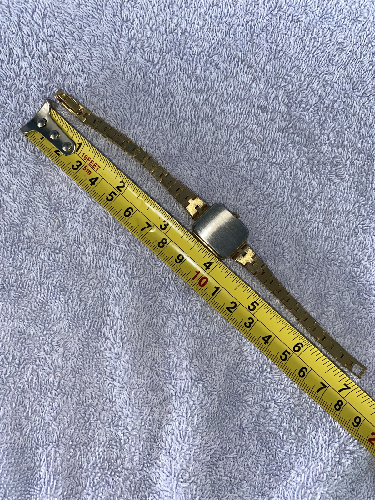 Shivas Quartz Battery classic Gold Colour Wrist Watch Metal Chain Strap 16-17cm