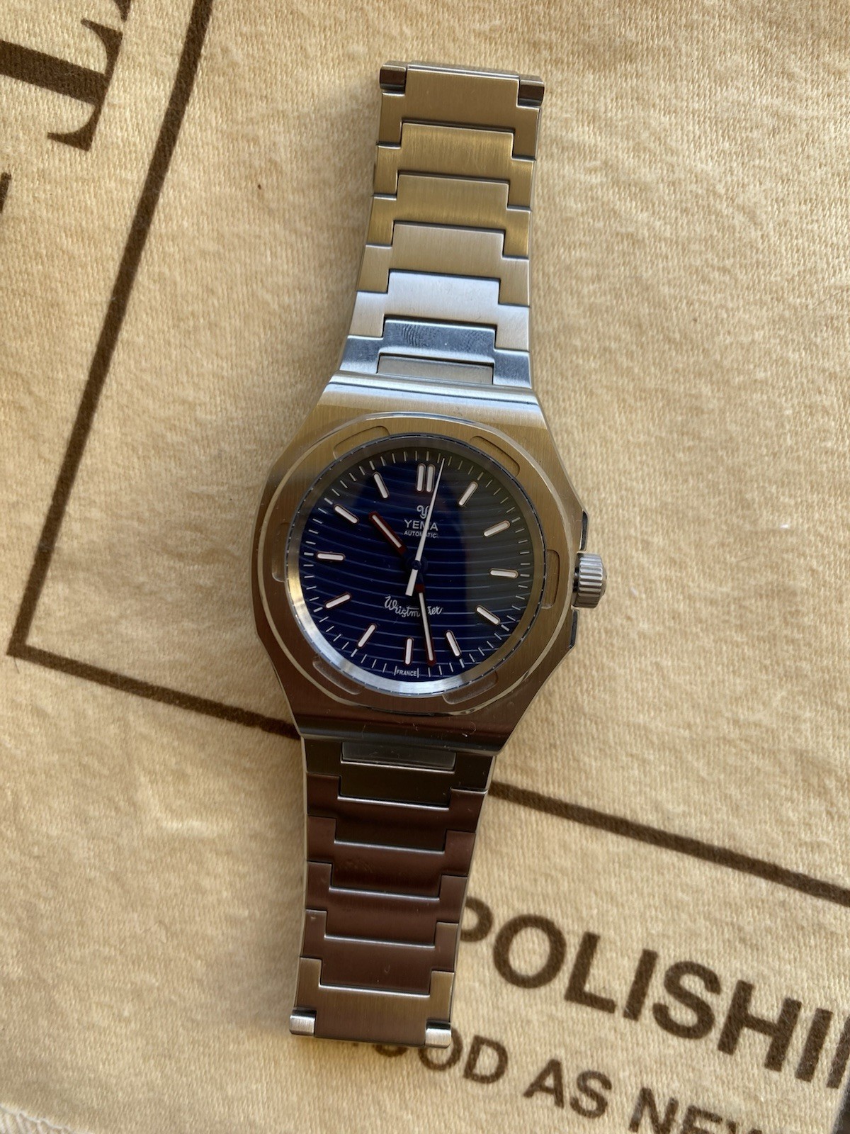 YEMA Wristmaster Micro-Rotor | Limited Edition | Ultra-Thin Integrated Bracelet