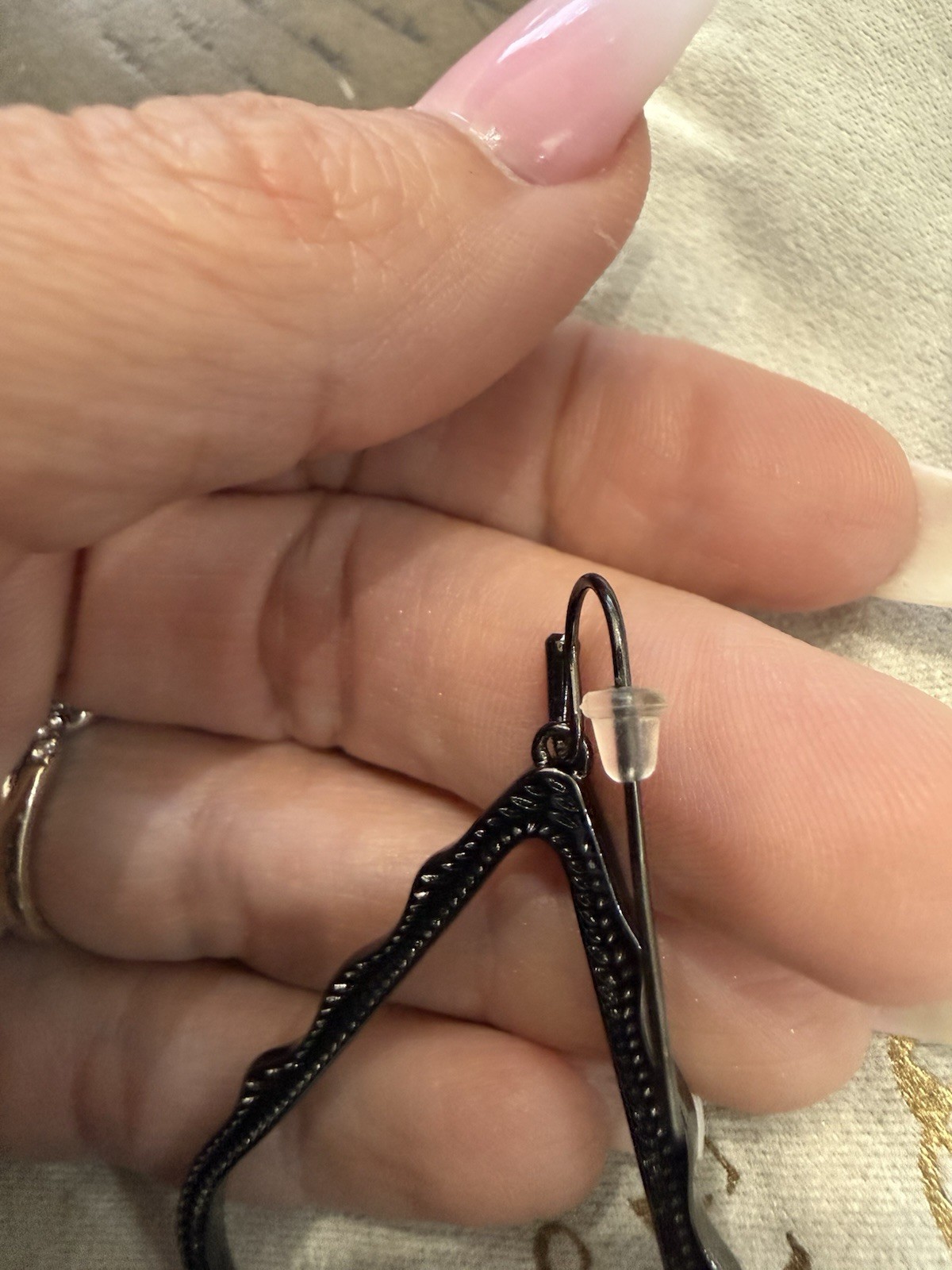 Kendra Scott Sophee Earrings Large Gunmetal Dangle Drop NWOT