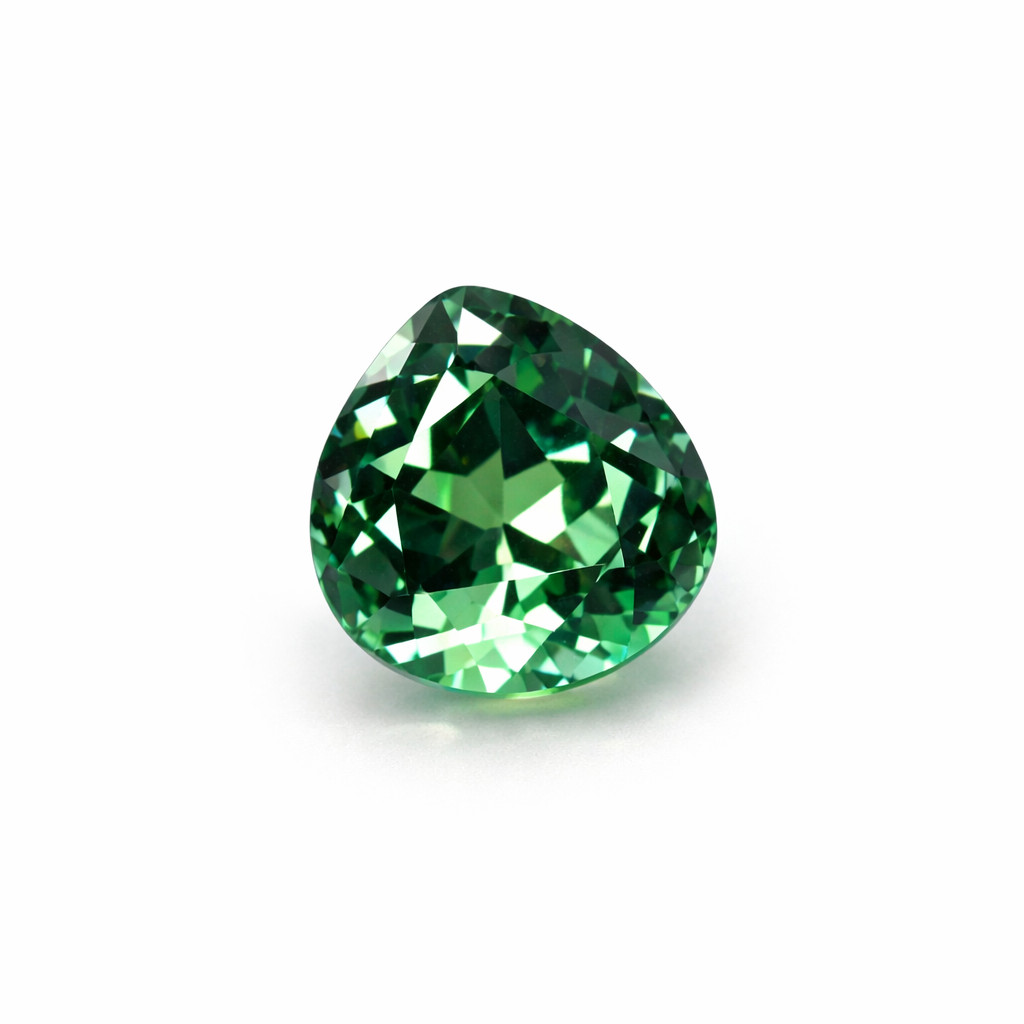 Natural Montana Sapphire Bluish Green 4.20 Ct Pear Cut Loose Gemstone CERTIFIED