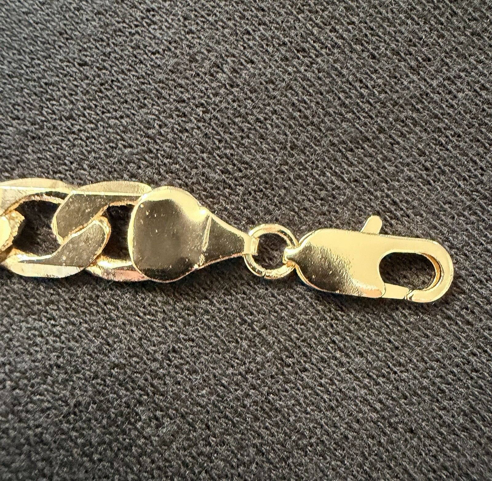 18K Gold Filled Cuban Link Chain, 10mm, 24″ New