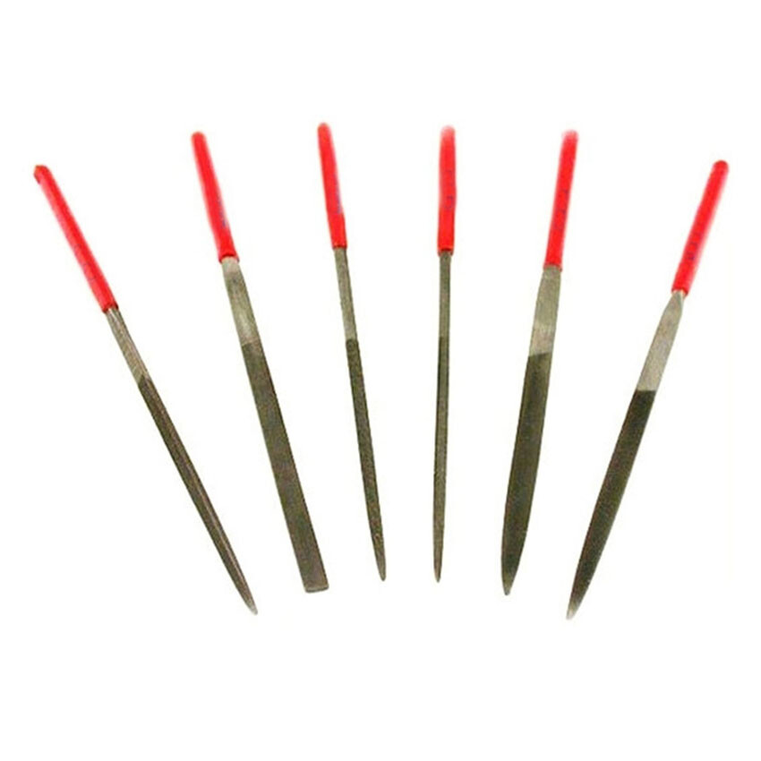 4″ Miniature Steel Needle File Se 6 Pc 2mm x 100mm Fine Cut Jewelry Craft