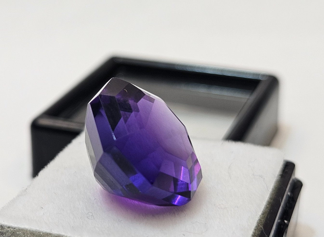 Amethyst 12+ Ct Natural Purple Hexagon Cut Loose Gemstone For Ring & Stud Making