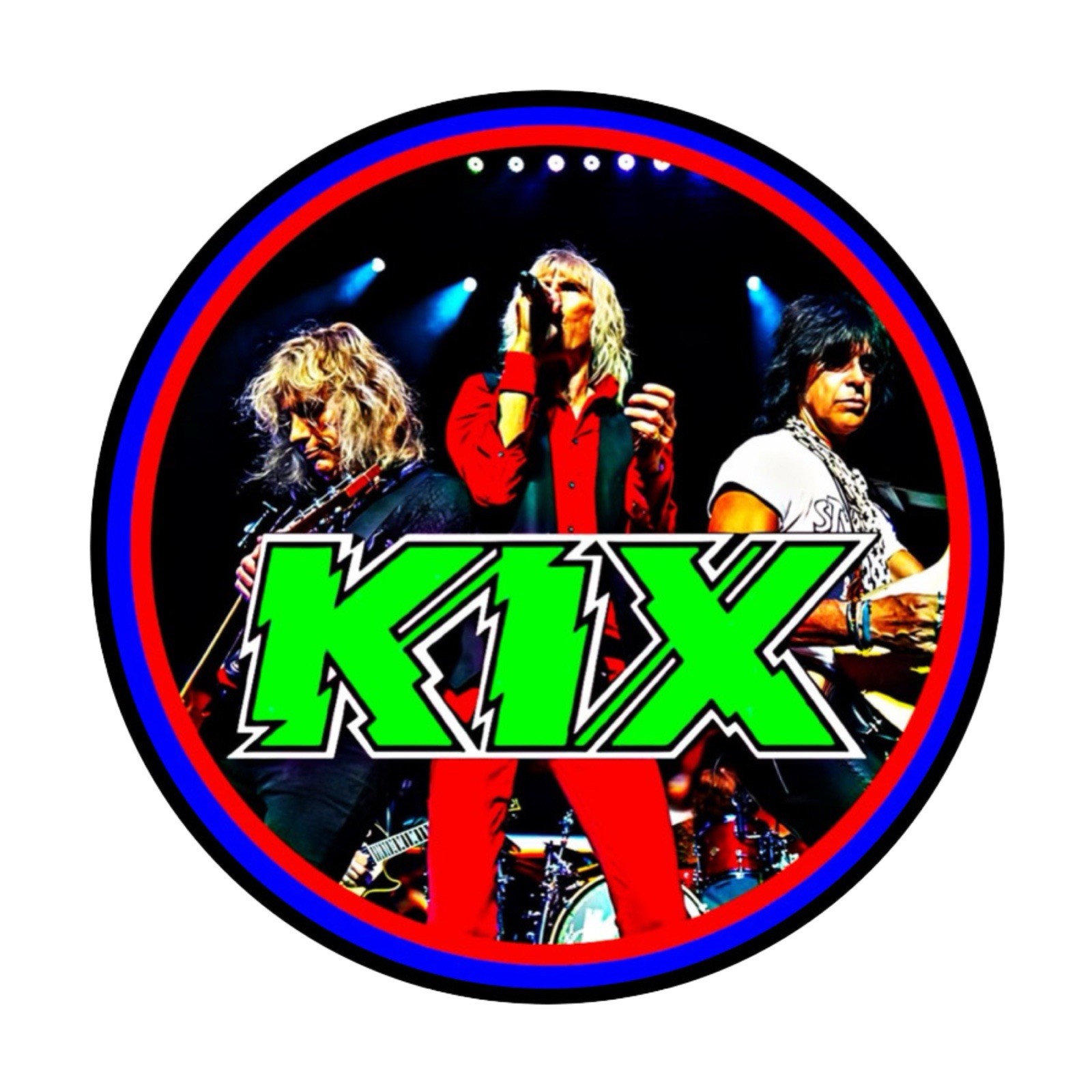 KIX 🇺🇸 ROCK YOUR FACE OFF🇺🇸 FOUR SMALL PINS