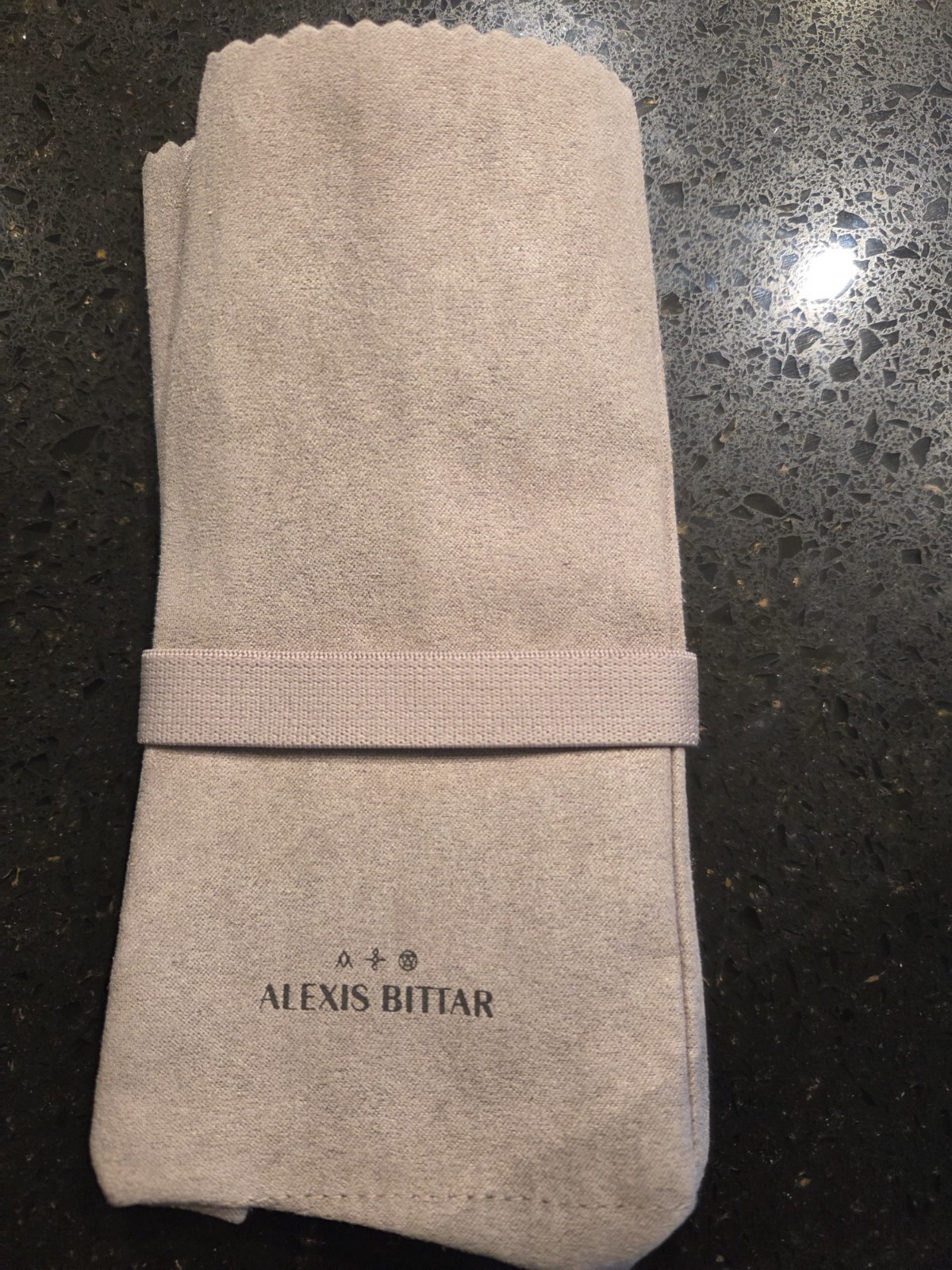 Alexis Bittar Layered Molten Silver Tone Crystal Station Necklace New w/Bag $239