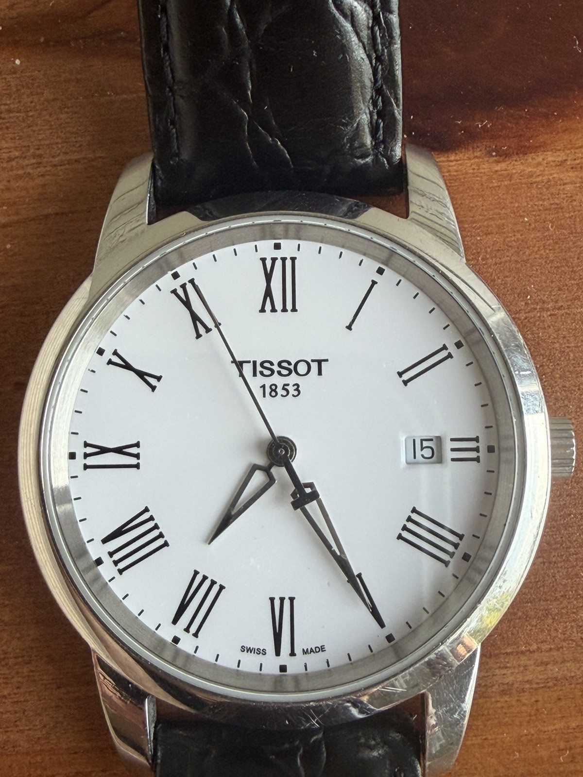 TISSOT 1853 MENS WATCH QUARTZ SWISS MADE T033410A SAPPHIRE CRYSTAL 38 mm.