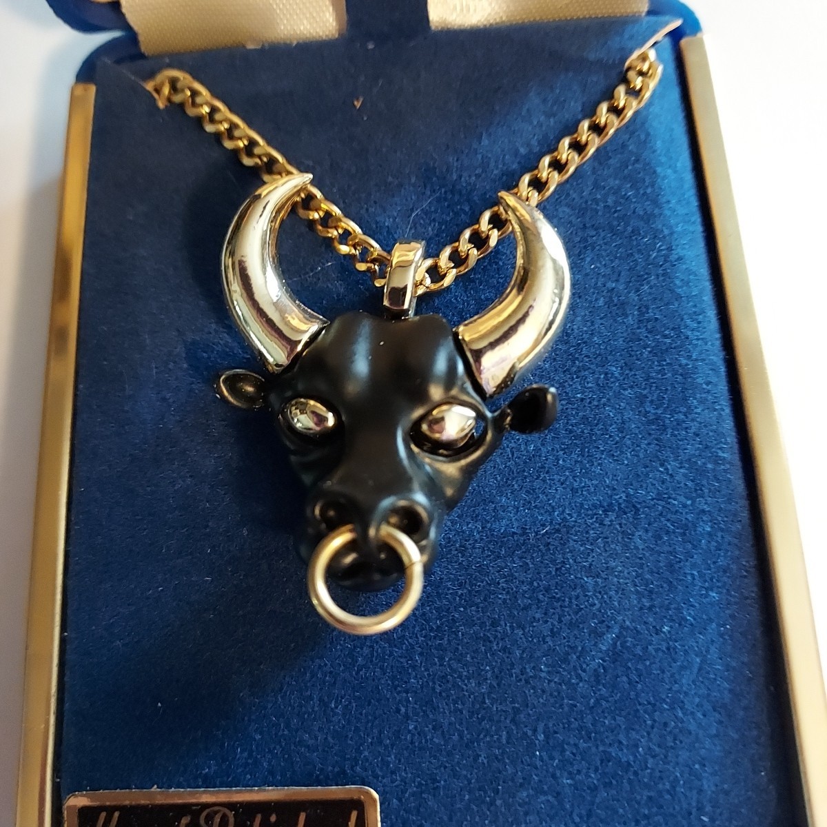 Sir Lancelot Bull Head Necklace
