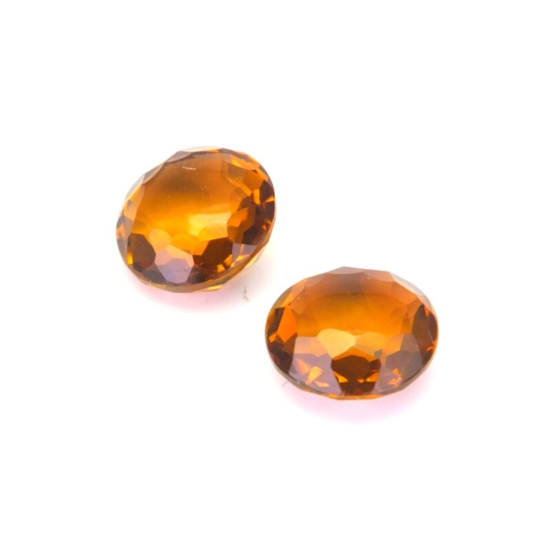 Shola Real 7.27 Ct Natural Citrine Honey Yellow Pair From Brazil