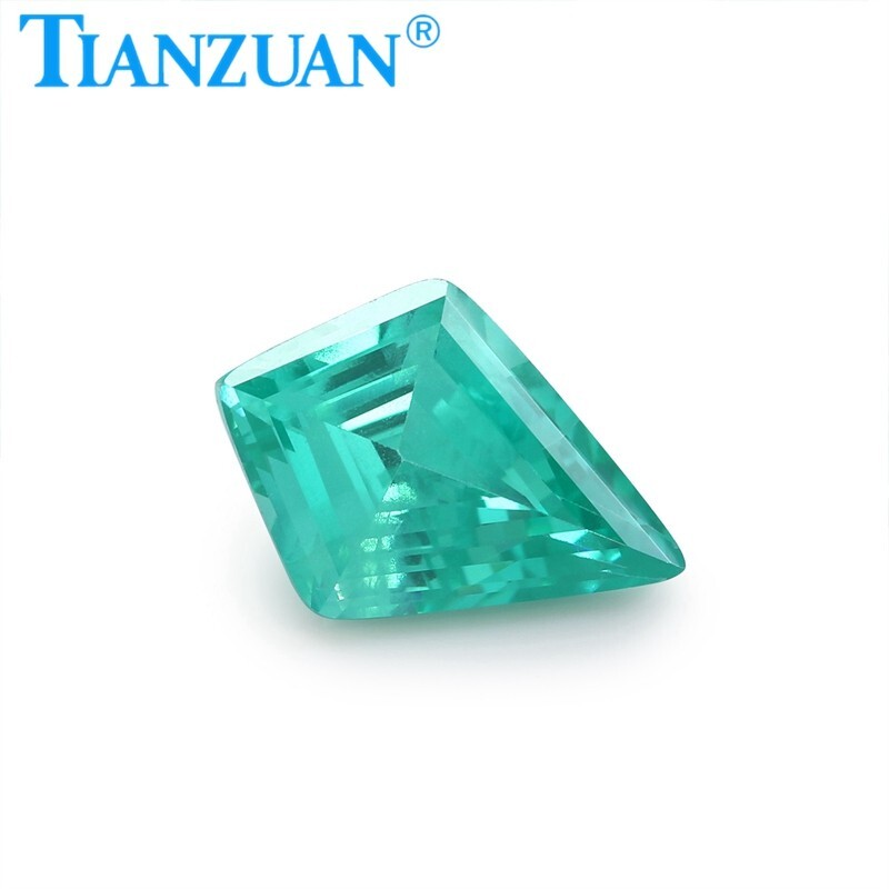 Kite Shape YAG Paraiba Color Yttrium Aluminum Garnet Loose gemstone