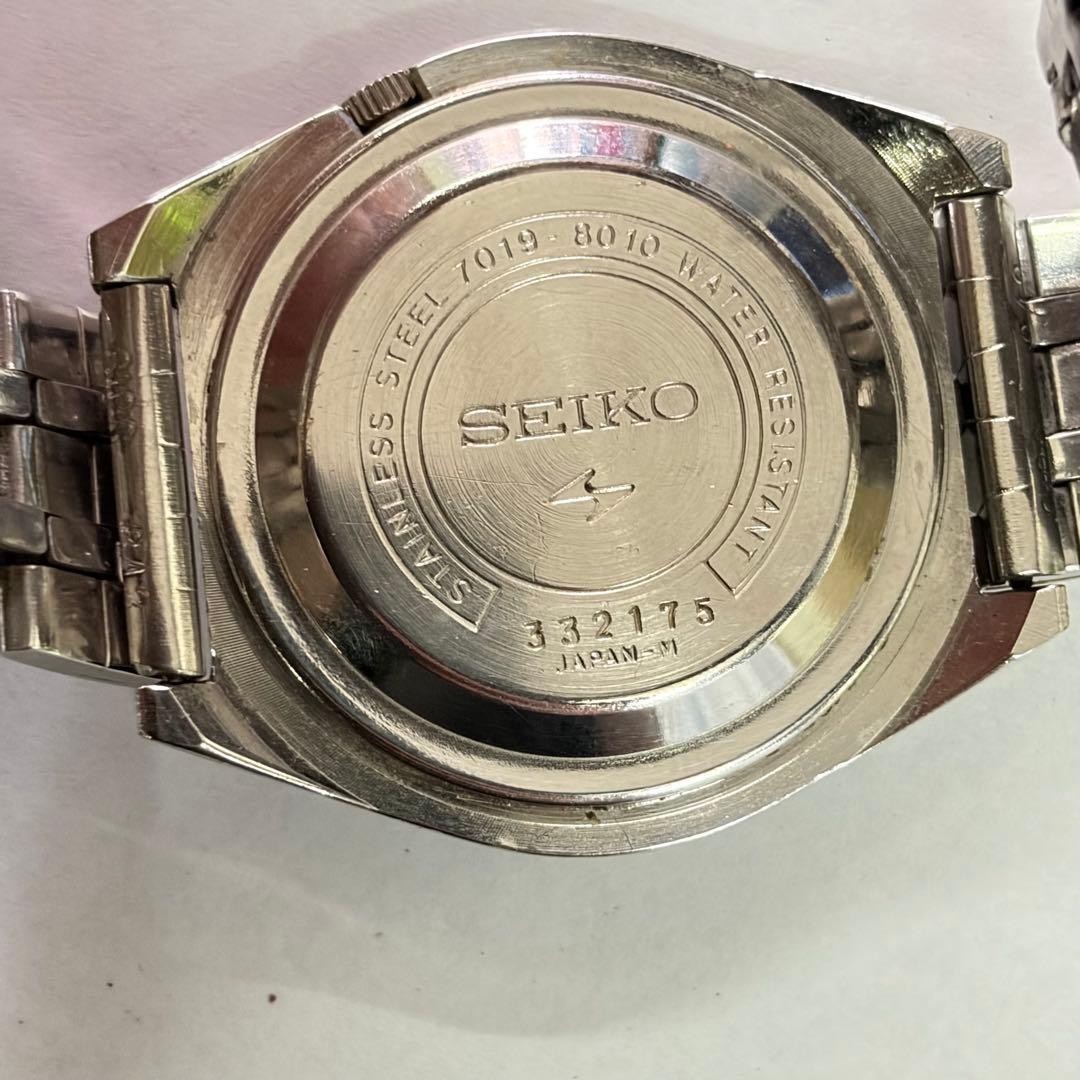 SEIKO 5 ACTUS Automatic Watch 21 Jewel Snow Black