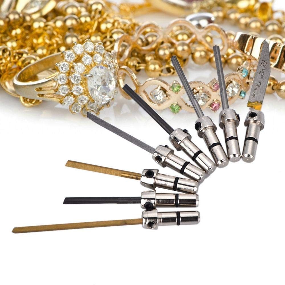 8 Piece Metal Cutting Bit Set for Jewelry Engraving Polishing Carving Bits