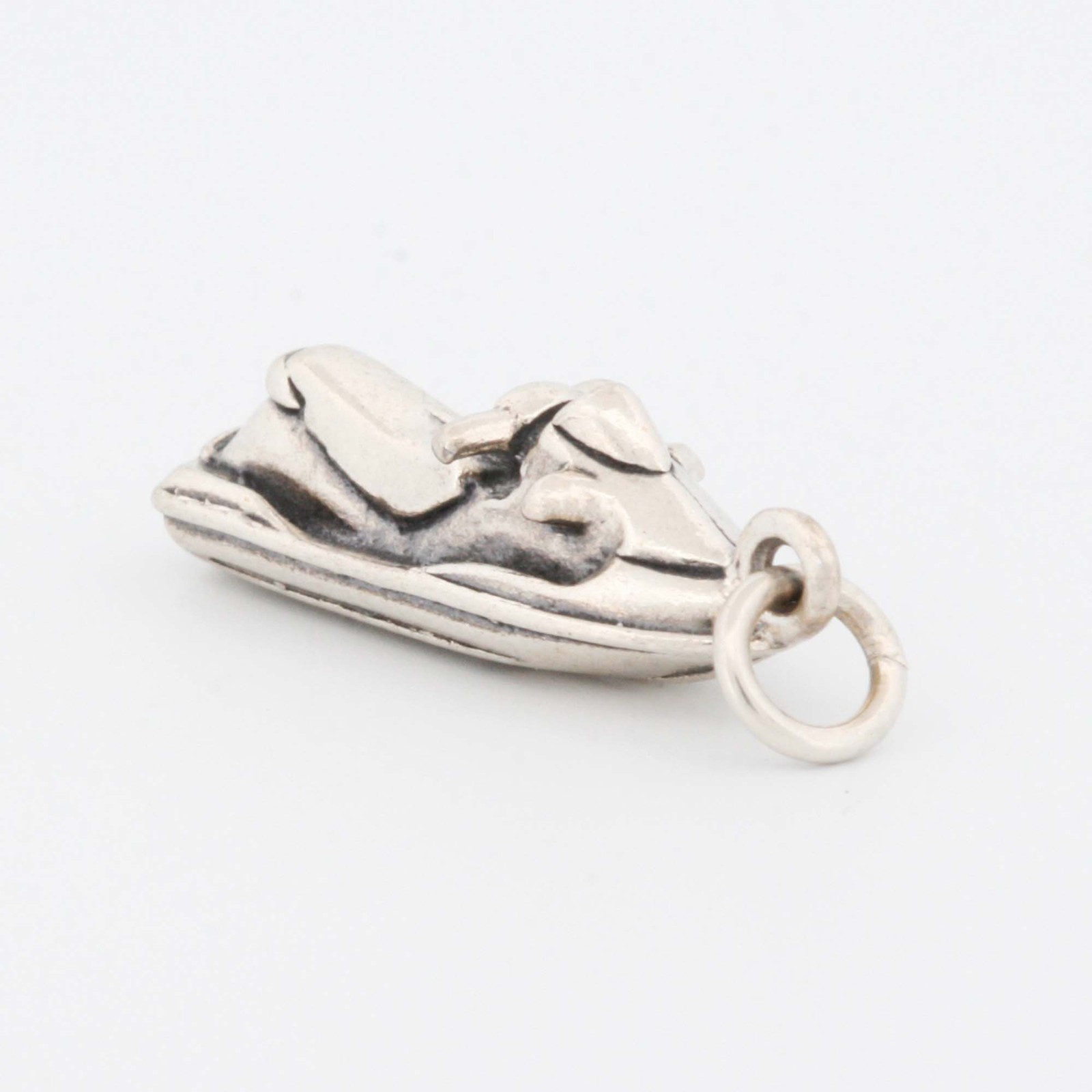 Jet Ski Jetski Waverunner 3D 925 Solid Sterling Silver Charm Pendant MADE IN USA