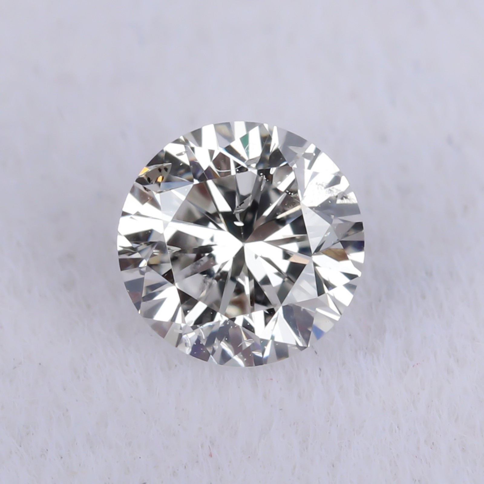 0.36 Ct. Natural Round Cut White F Color Diamond, VS1 Clarity EGL Certified
