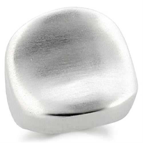 Women’s Ring, Rhodium Plated, Brass, Statement, Minimalist, Matte Finish