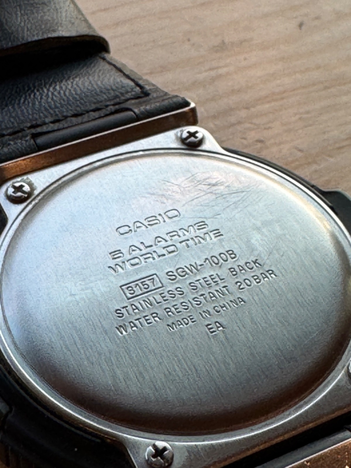 Casio Twin Sensor Digital Compass World Time Watch 200M