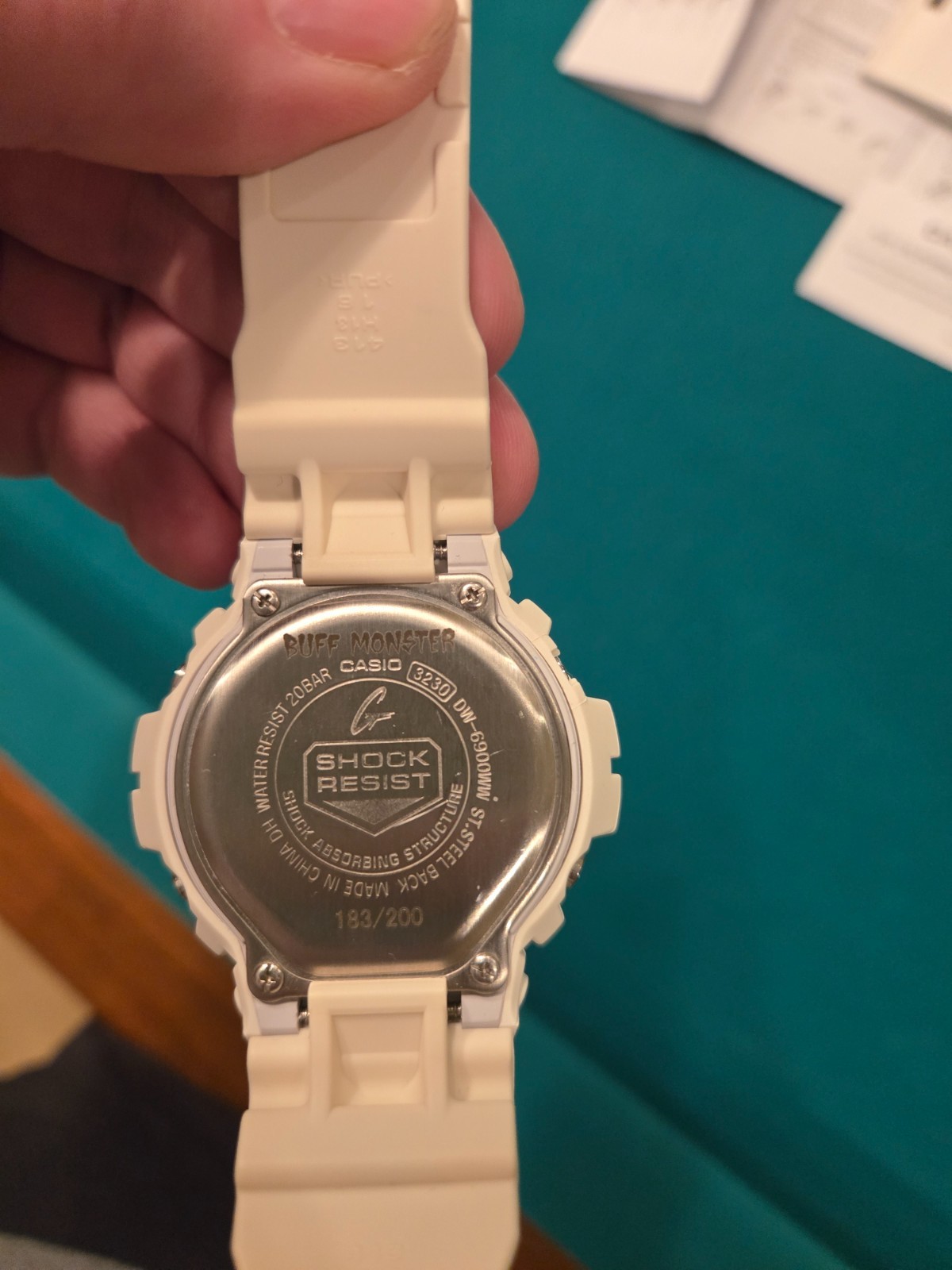 ⌚🔥💎 Casio G-Shock x Buff Monster DW-6900MM Limited Edition #183/200💎🔥👟