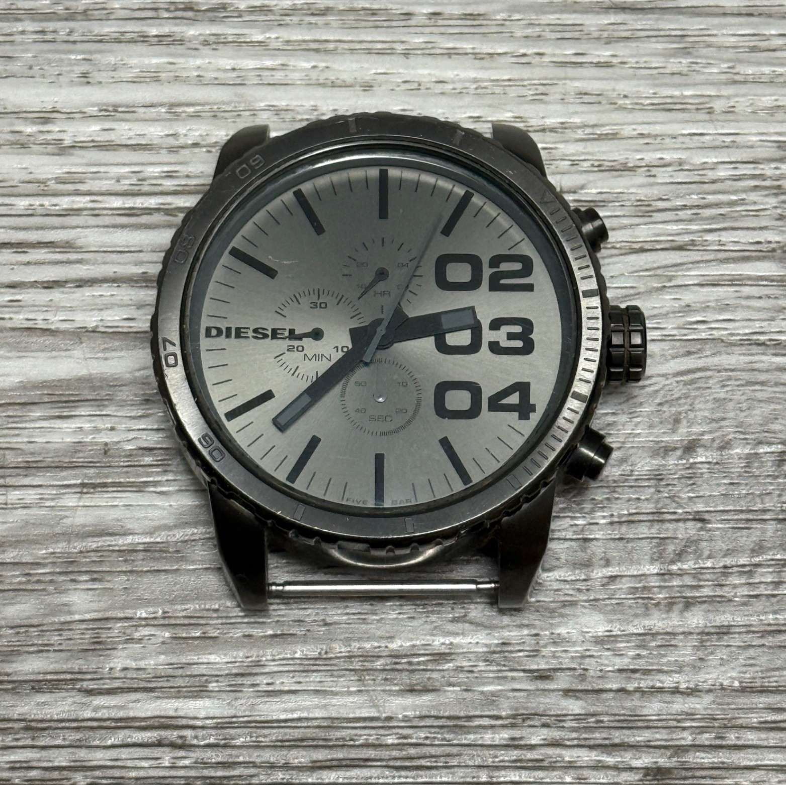 Diesel Oversized Big Chronograph Watch DZ4210 111104 Water Resistant No Strap