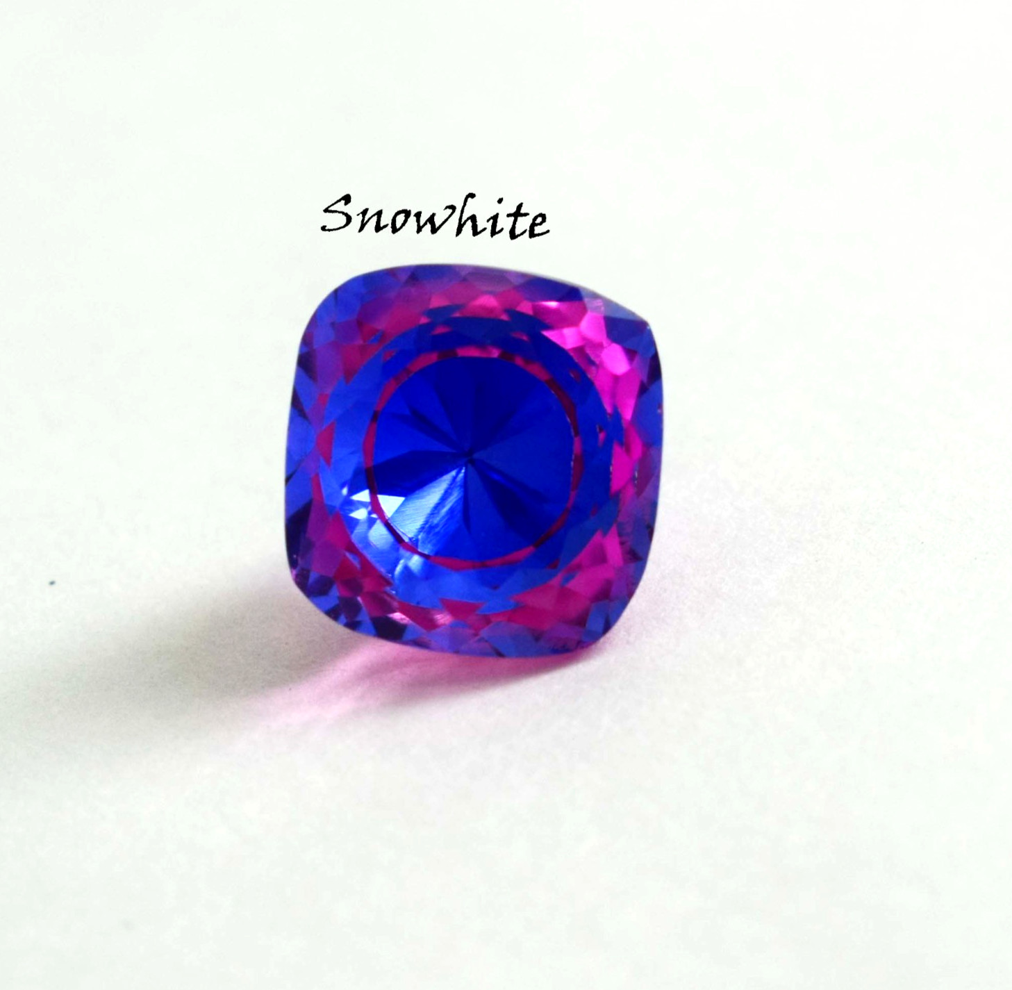 Rare Natural Pink & Blue Pitambari 12–14 Ct Cushion Cut Certified Loose Gemstone