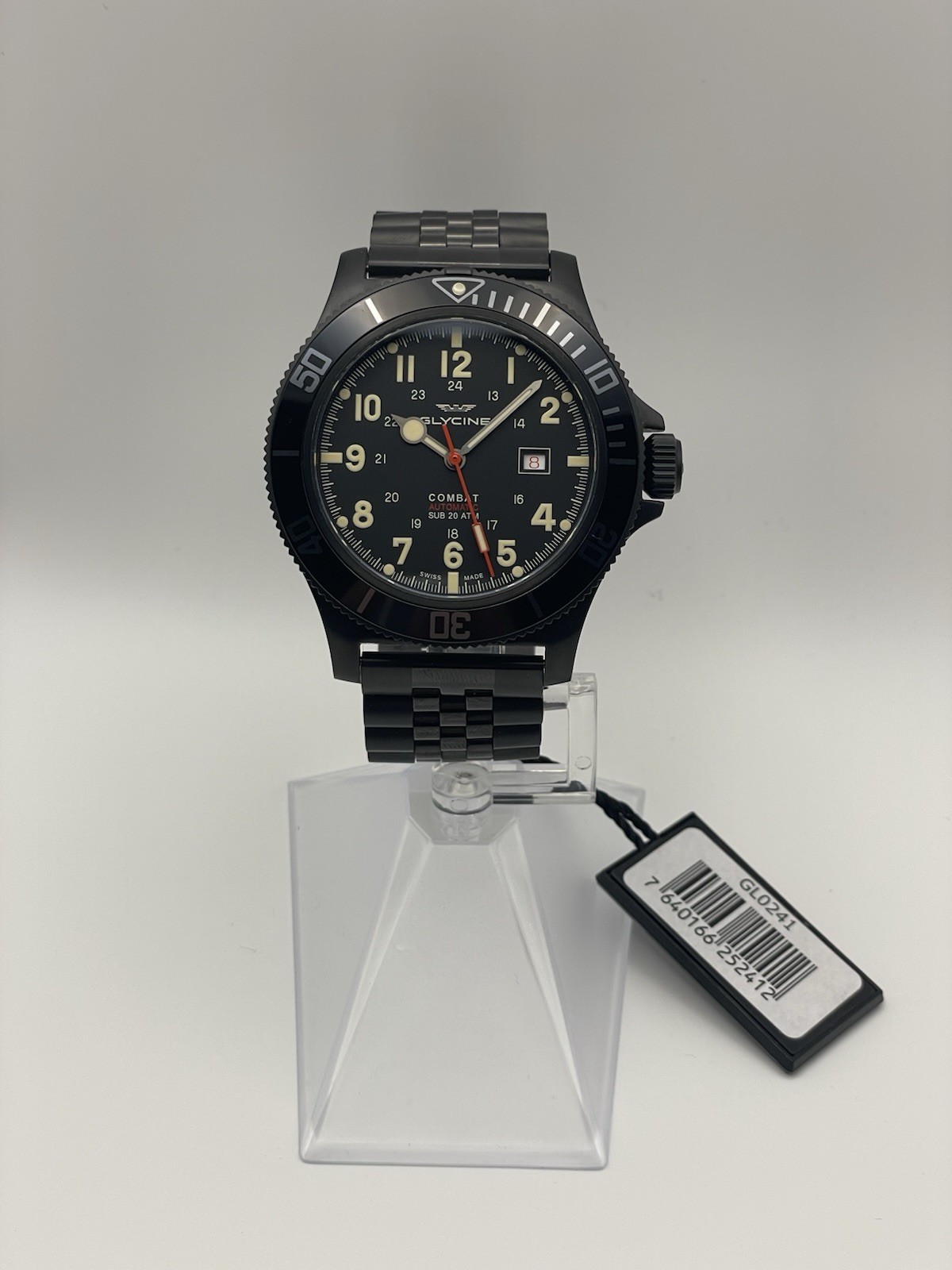 Glycine Combat Sub 48mm GL0241 Swiss Automatic Sapphire Crystal