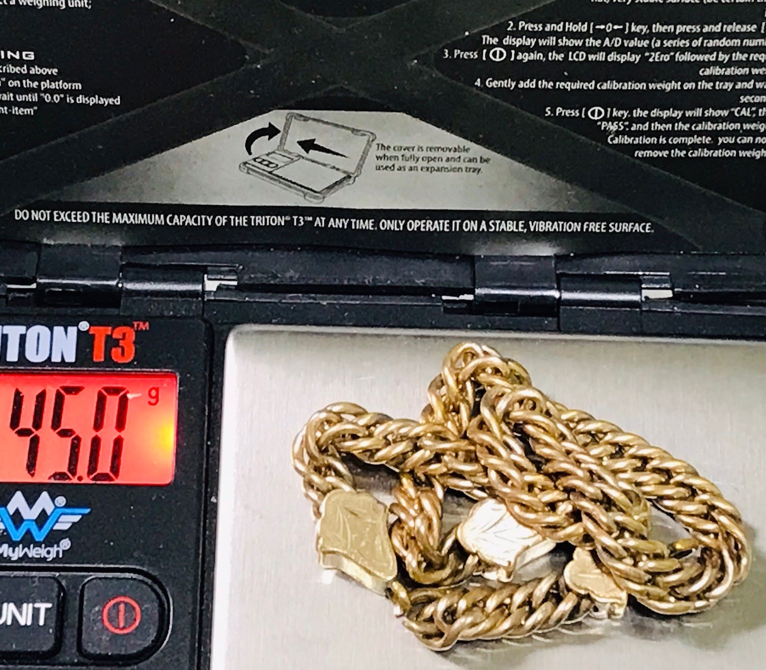 ANTIQUE 13” Victorian Gold Filled 45 Grams Pocket Watch necklace Chain