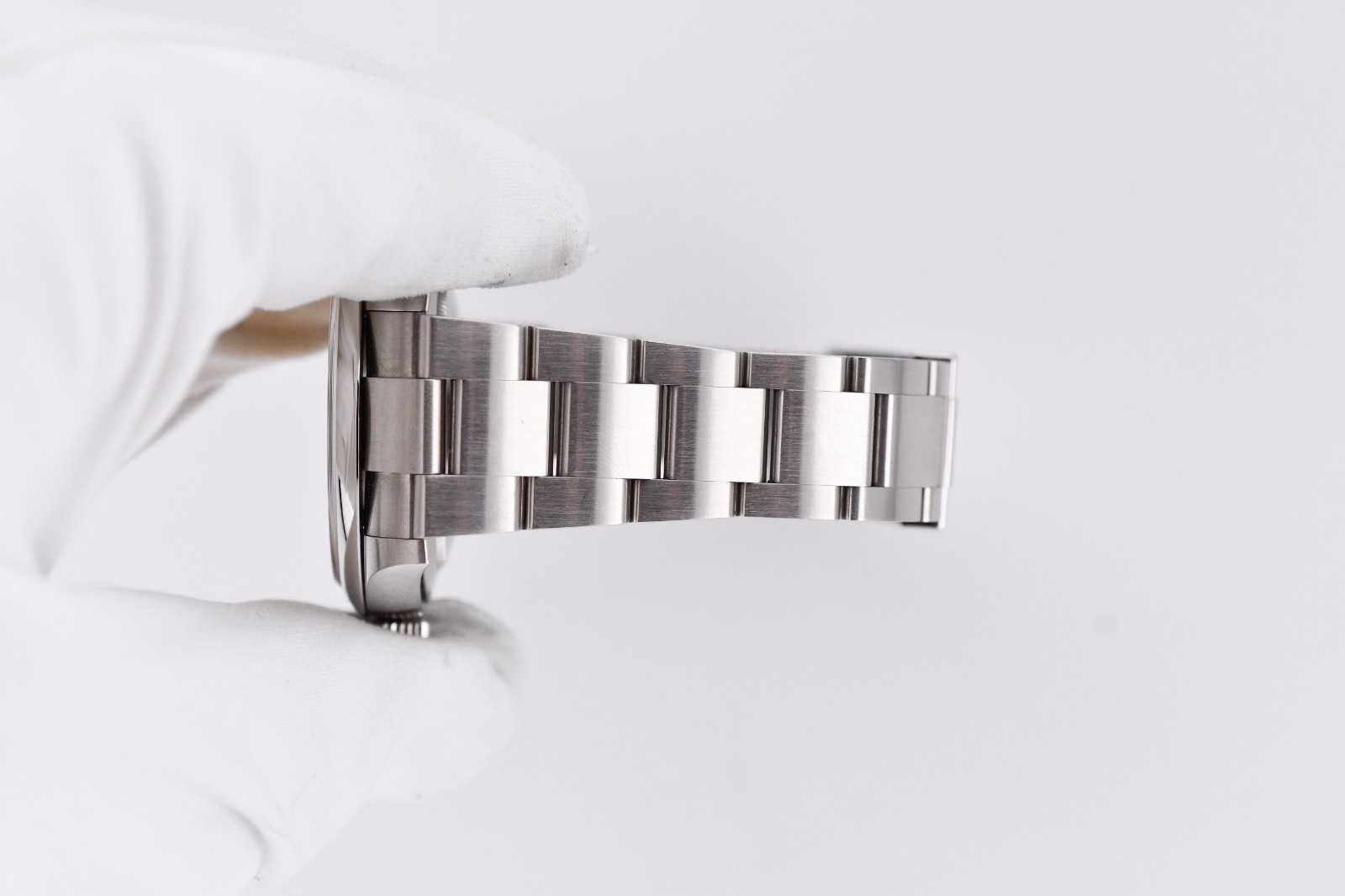 Rolex Oyster Perpetual 41mm Ref. 124300 Custom Beige Dial Box and Paper