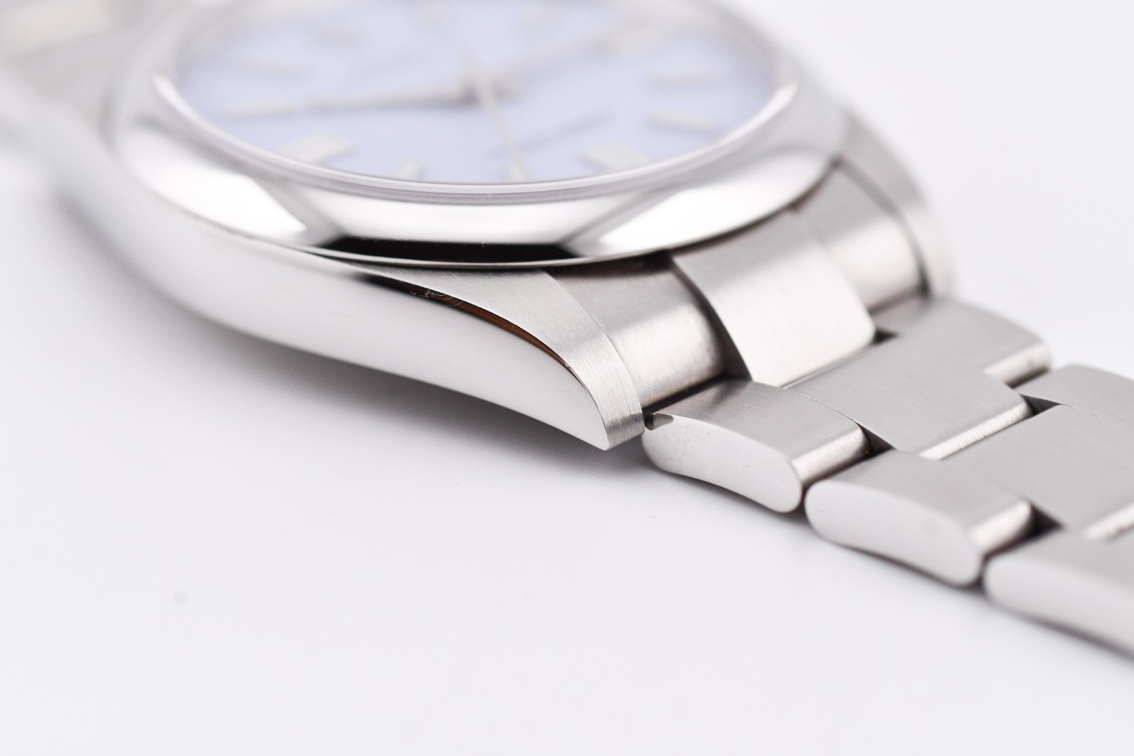 Rolex Oyster Perpetual 41mm Ref. 124300 Custom Lavender Dial Box and Paper