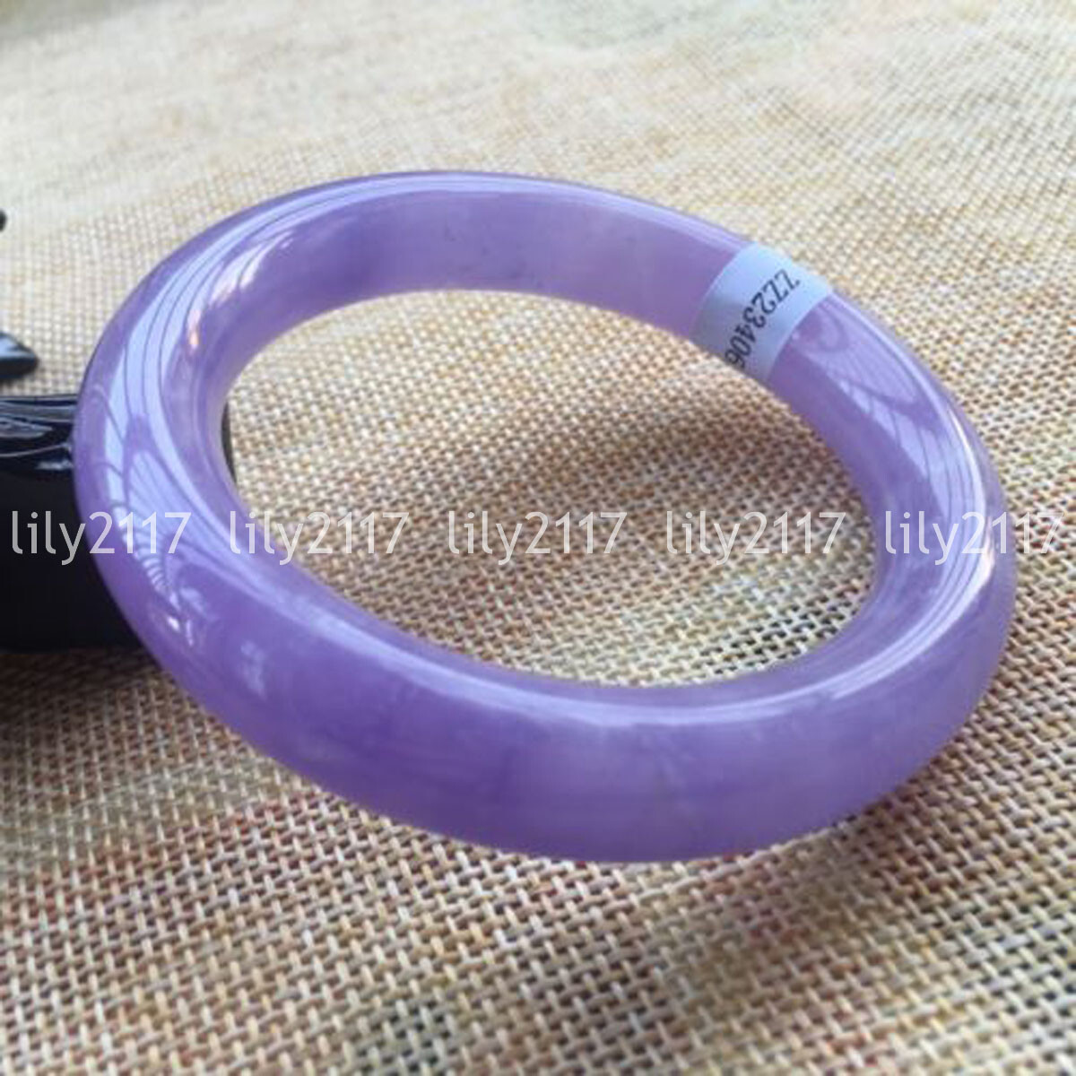 Pretty Natural Lavender Jadeite Jade Gemstone Bangle Bracelet 54-64mm Jewelry
