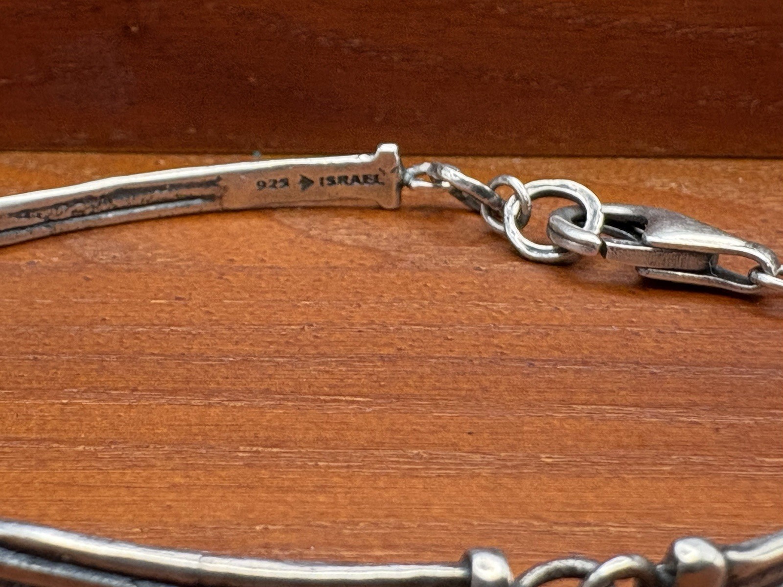 Silpada Oxidized 925 Sterling Silver Love Knot Link Bracelet B2826 Israel