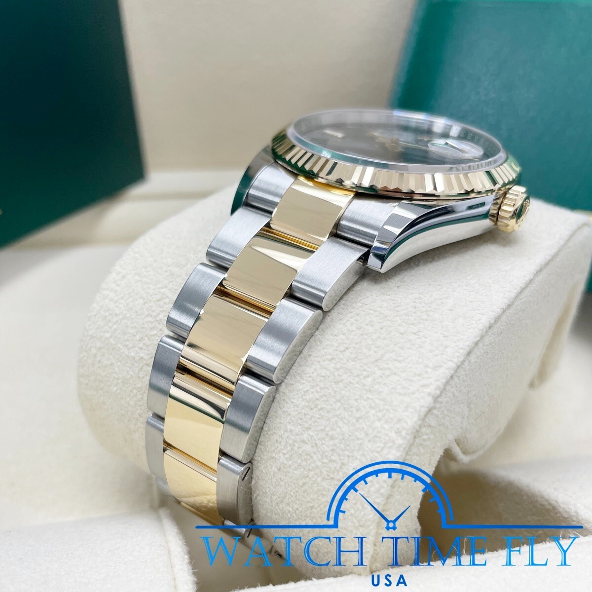 Rolex 126233 Datejust 36mm Two-Tone Steel/Yellow Gold Fluted Bezel Wimbledon