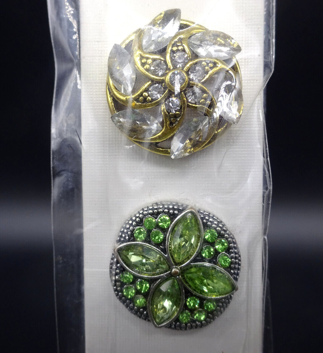 Snap Buttons for Snap Button Jewelry Accessories approx 3/4 in, Set of 6