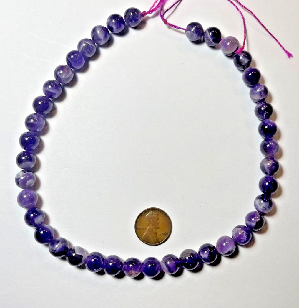 PRETTY COLORFUL CAPE AMETHYST SMOOTH BEADS 10mm 15 INCH Strand BELOW WHOLESALE