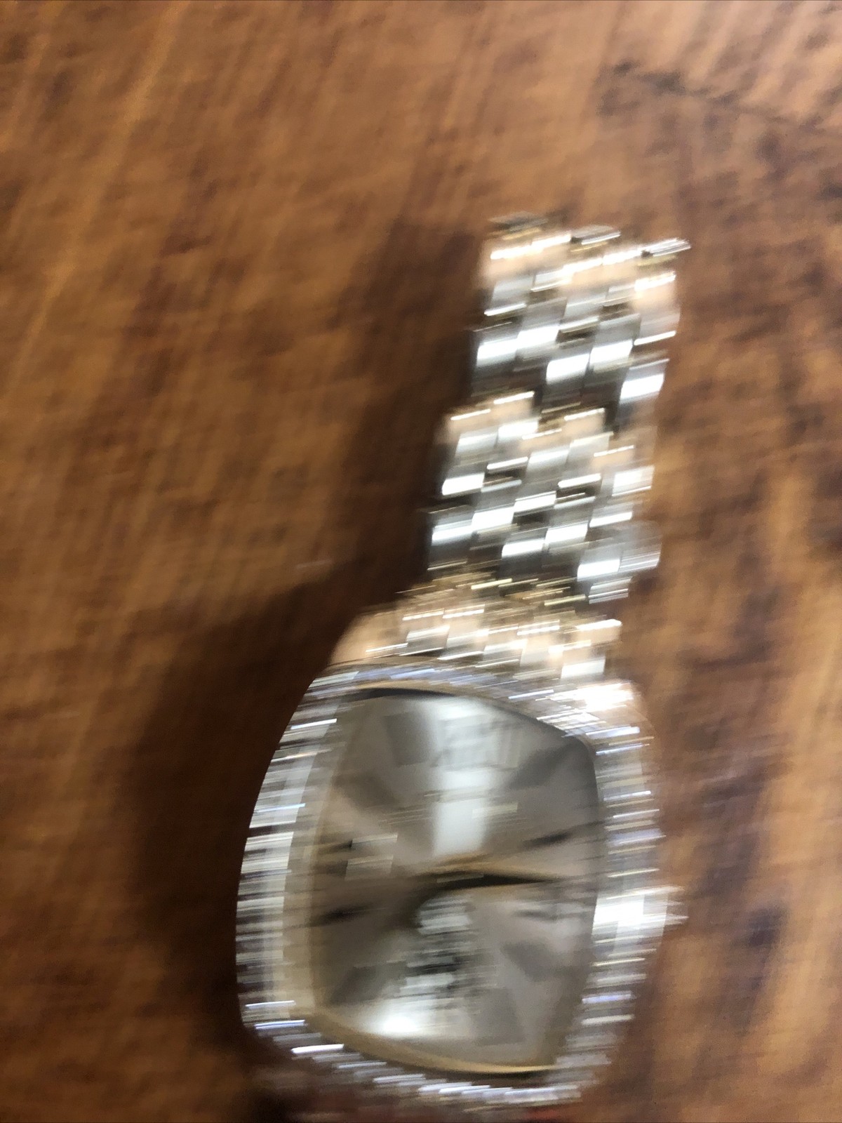 U.S. Polo Assn Gold Watch With Rhinestones 1.25” X 1.25” Frame Needs Battery