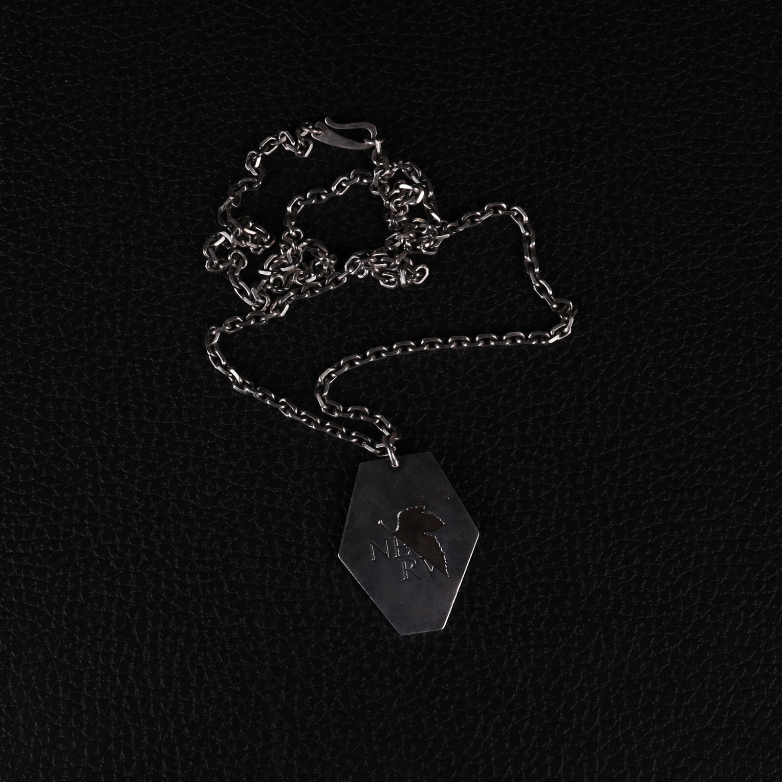 990 Sterling Silver Neon Genesis Evangelion Dead Sea Scrolls Necklace Pendant