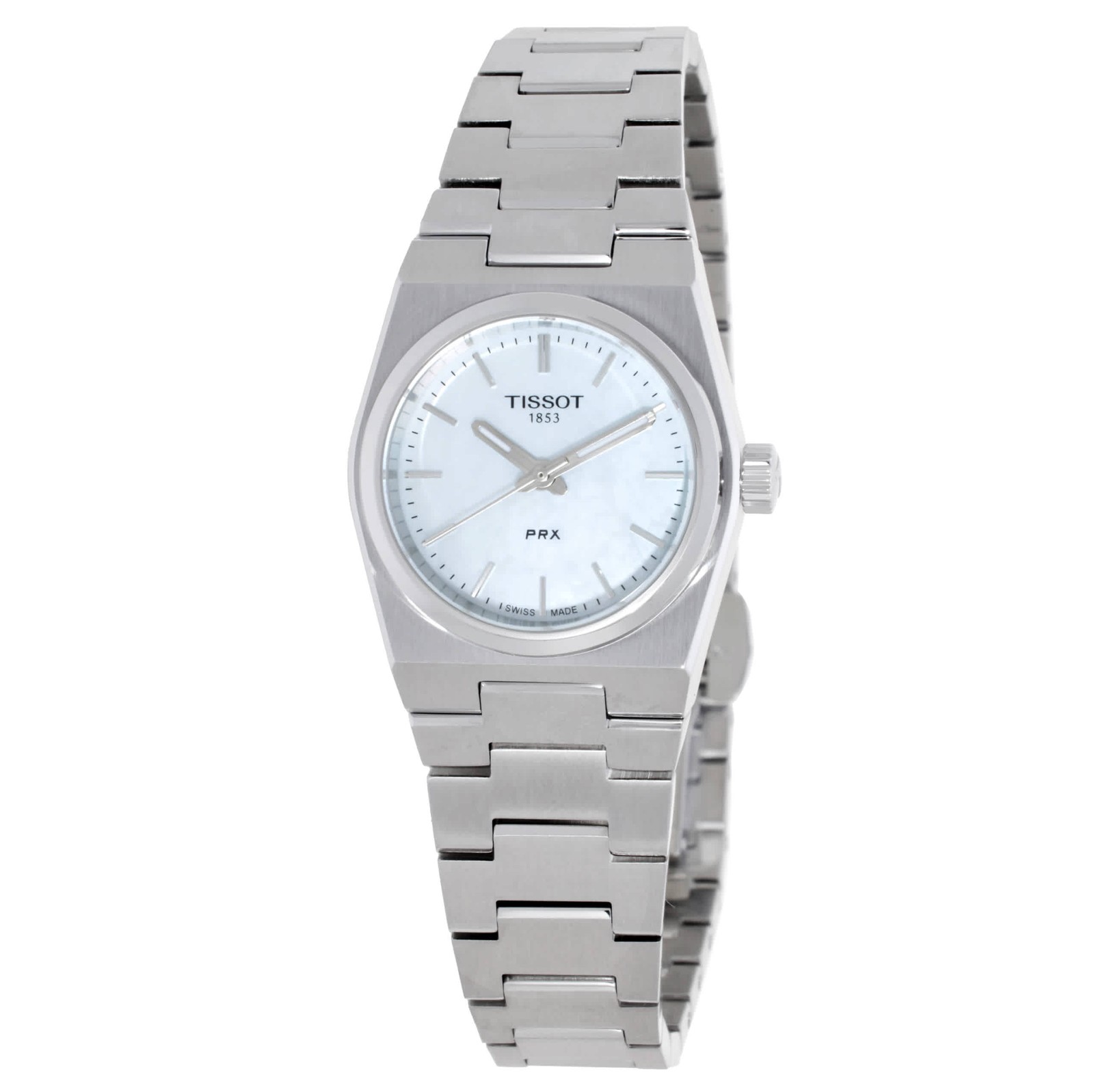 Tissot PRX Quartz White MOP Dial Ladies Watch T1370101111100