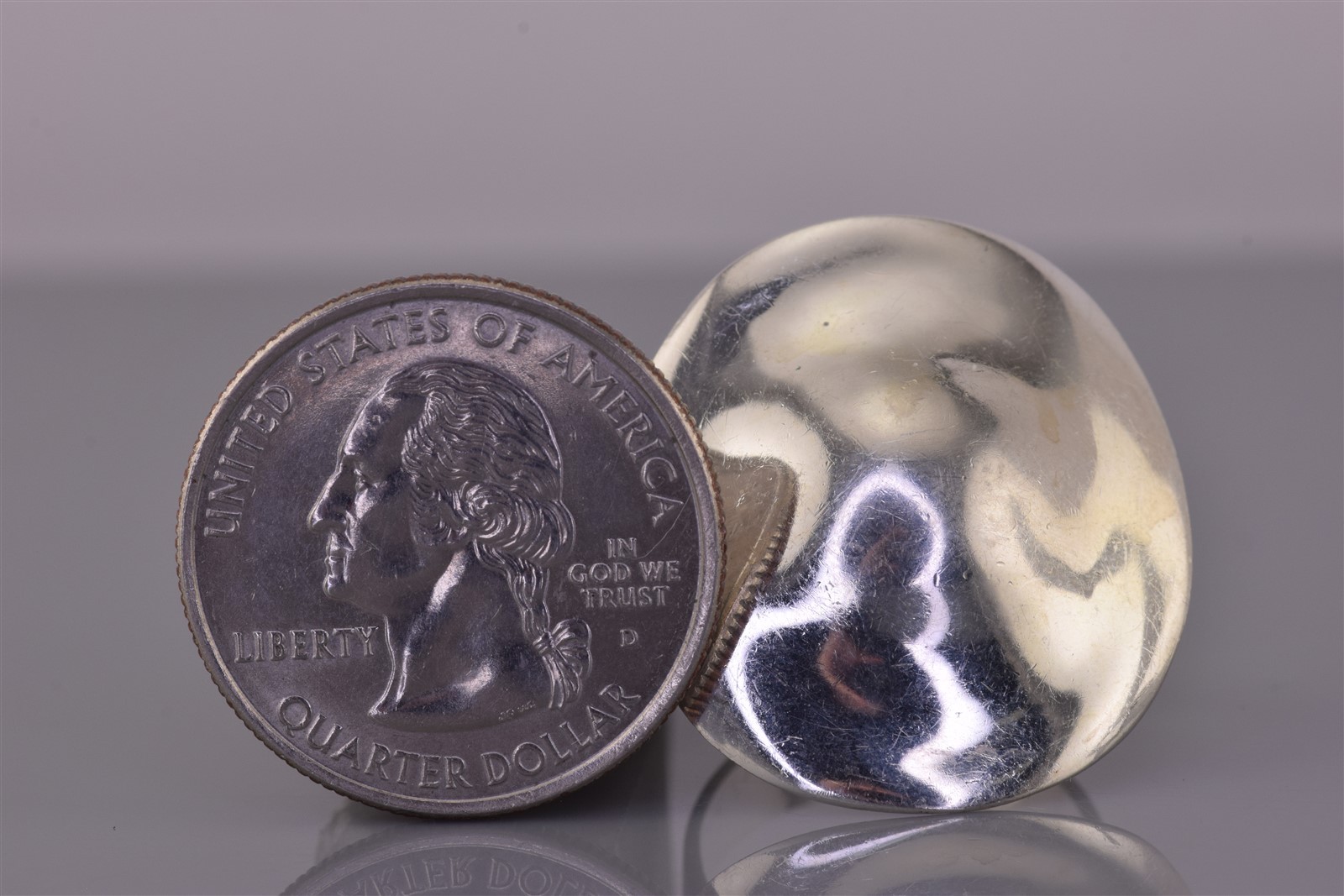 Dominque Dinouart DDD Sterling Silver 28mm Organic Disk Band Ring Mex 925 Sz: 7