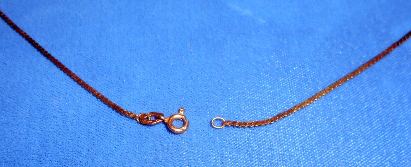 14 K Rose Gold Necklace 15 inch