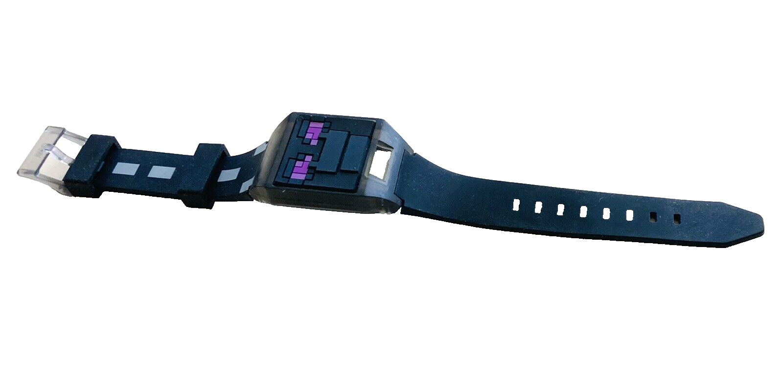 Minecraft Ender Dragon Flashing LCD Watch Light-Up Mojang Video Games Black Eyes
