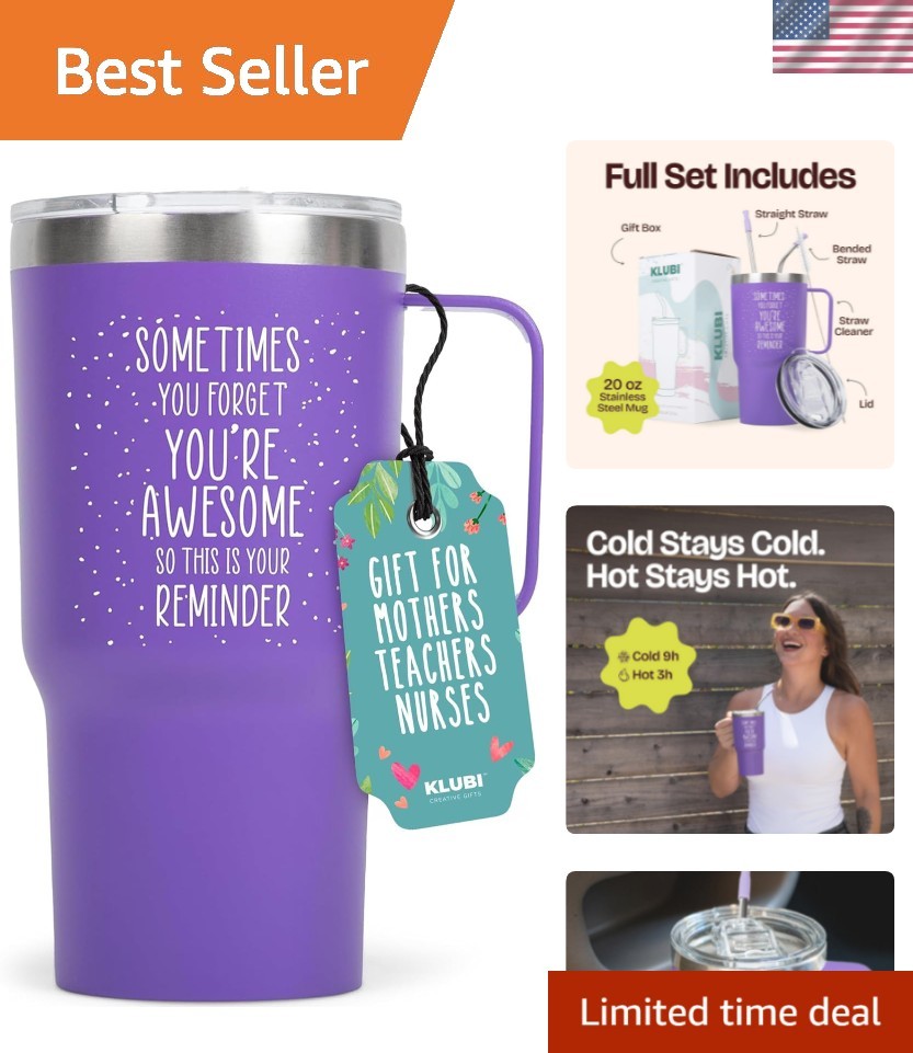 Durable 20oz Vacuum Tumbler – The Perfect Gift for Birthdays & Anniversaries