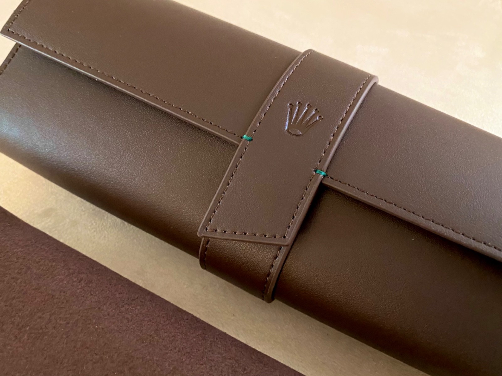 Rolex Travel Case Box Watch Holder Organizer Case Pouch Clutch 4 Watches