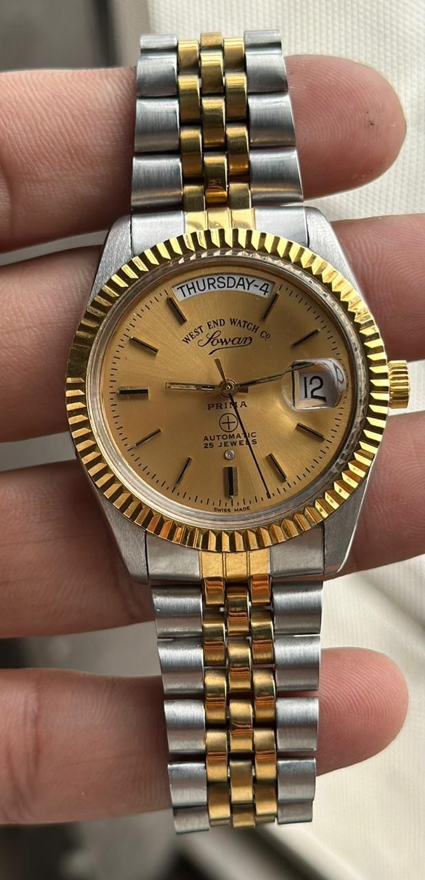 Rare West End Watch Sowar Prima Automatic 25 Jewels Swiss Made Watch For Mens