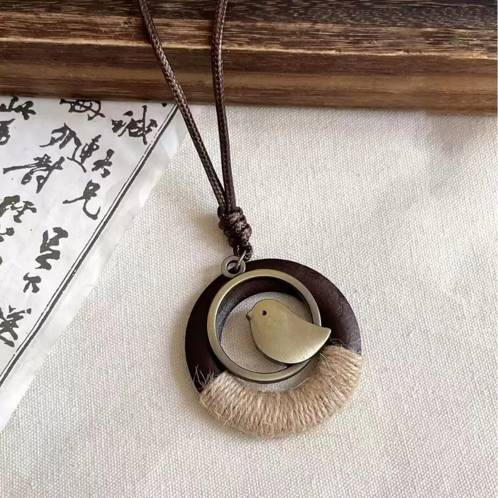 Vintage Boho Sweater Chain Ethnic Long Clothing Pendant Pendant Daily Wear