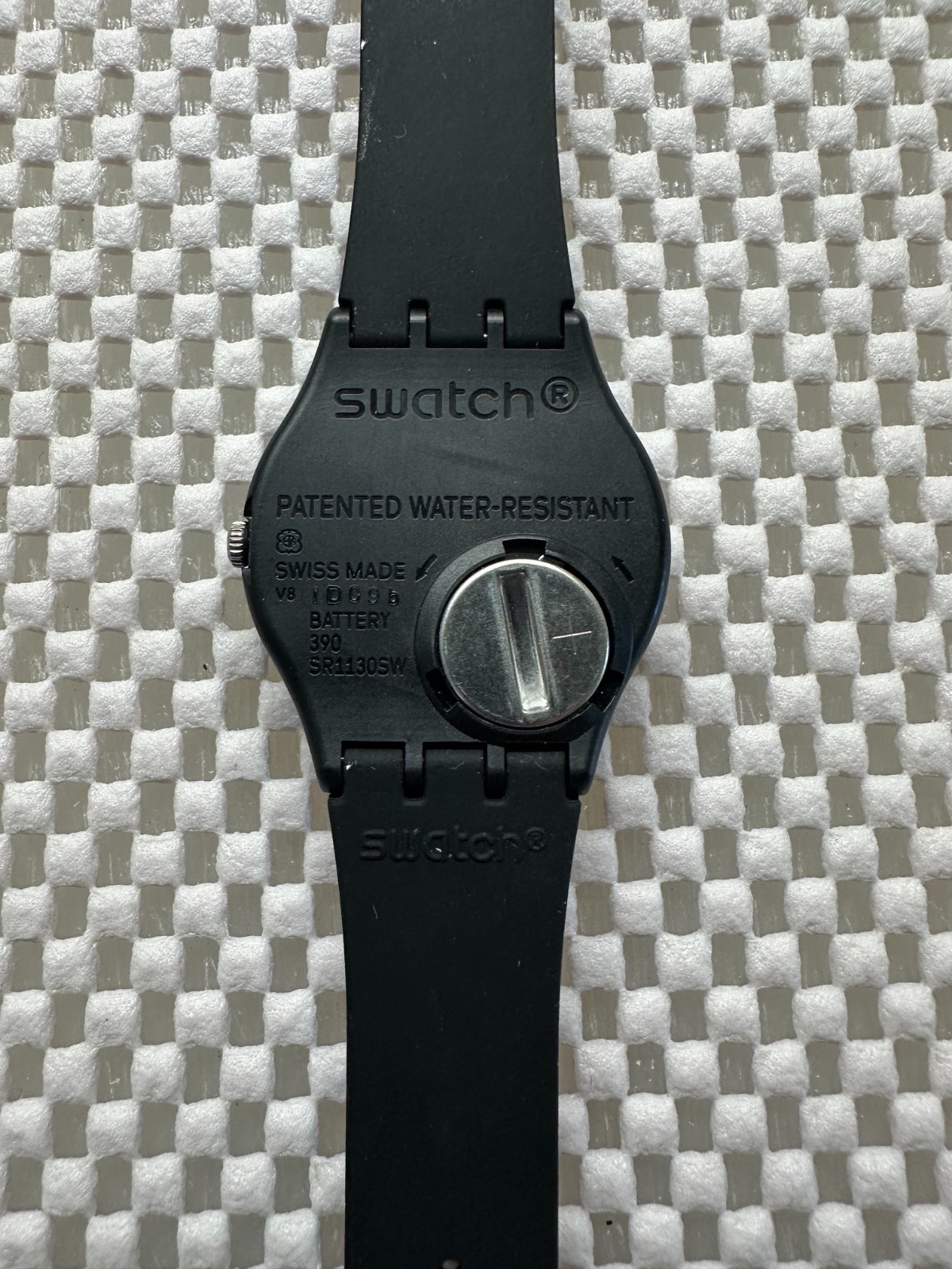 Swatch Watch Black Carousel Squares SO288705 Contemporary 2023