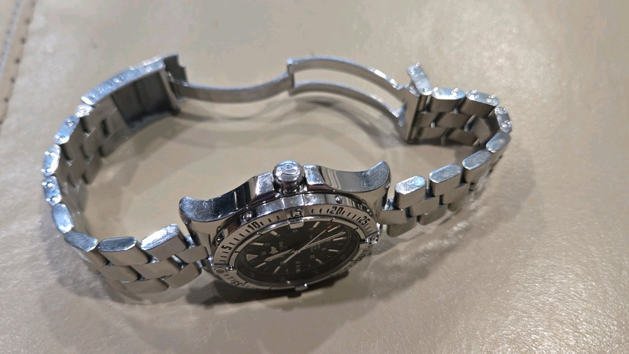Breitling Colt Automatic A17380 41mm Stainless Steel Black Dial Watch
